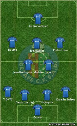 Getafe C.F., S.A.D. Formation 2015