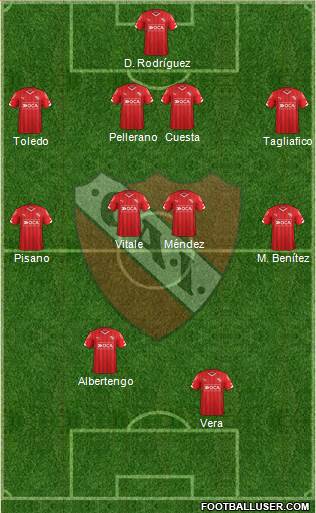 Independiente Formation 2015