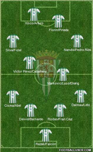 Córdoba C.F., S.A.D. Formation 2015
