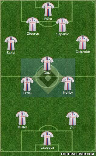 Hamburger SV Formation 2015