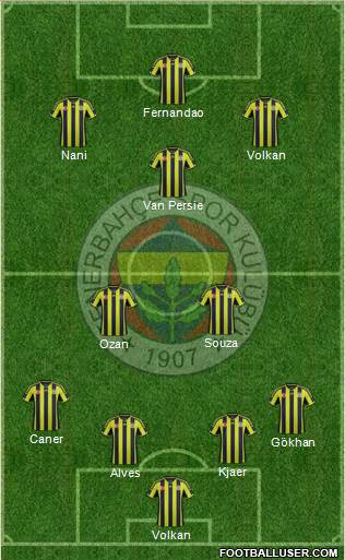 Fenerbahçe SK Formation 2015