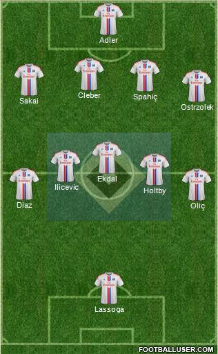 Hamburger SV Formation 2015