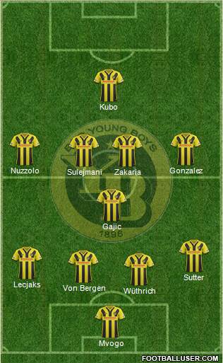 BSC Young Boys Formation 2015