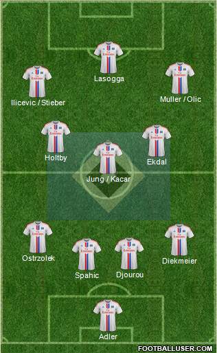 Hamburger SV Formation 2015