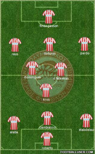 Olympiakos SF Piraeus Formation 2015