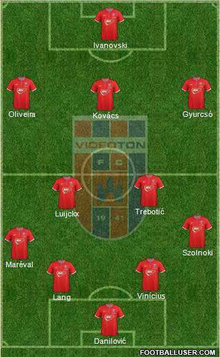 FC Fehérvár Formation 2015
