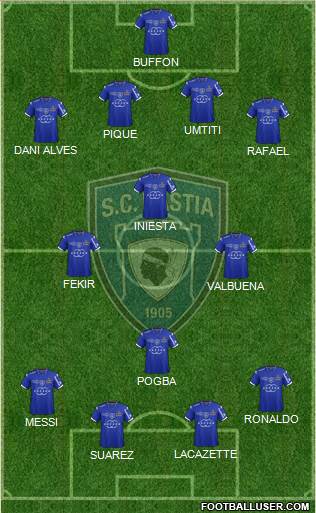 Sporting Club Bastia Formation 2015