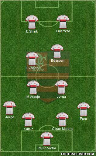 CR Flamengo Formation 2015