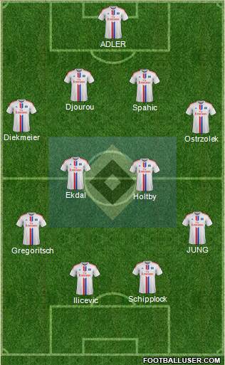 Hamburger SV Formation 2015