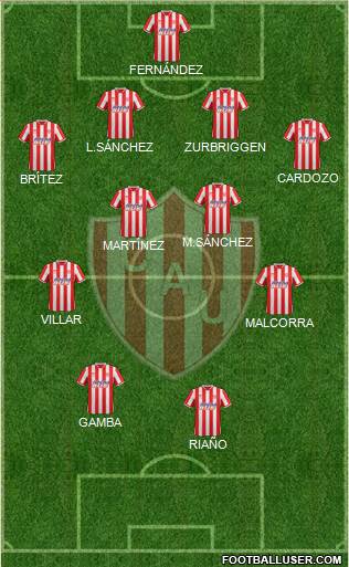 Unión de Santa Fe Formation 2015