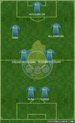 Al-Gharrafa Sports Club Formation 2015