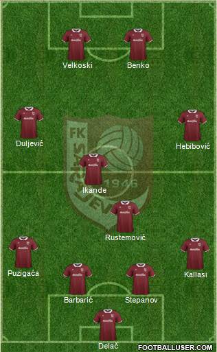 FK Sarajevo Formation 2015