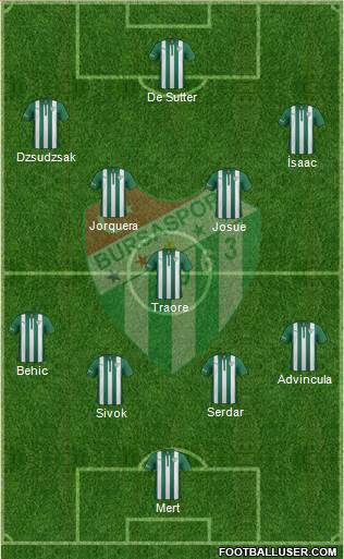 Bursaspor Formation 2015