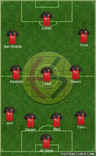 Eskisehirspor Formation 2015