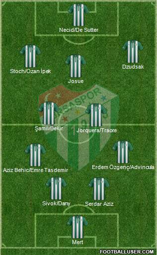 Bursaspor Formation 2015