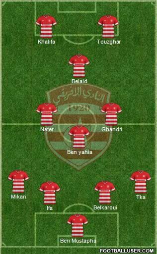 Club Africain Tunis Formation 2015