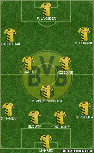 Borussia Dortmund Formation 2015