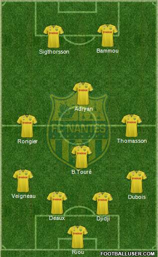 FC Nantes Formation 2015