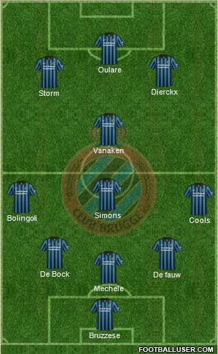 Club Brugge KV Formation 2015