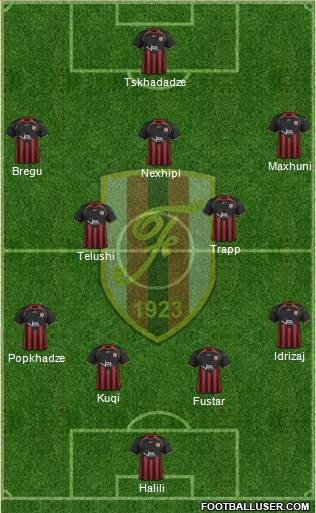 KS Flamurtari Vlorë Formation 2015