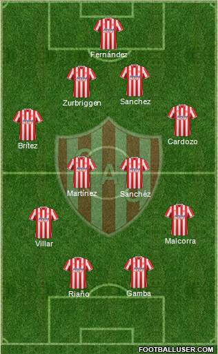 Unión de Santa Fe Formation 2015