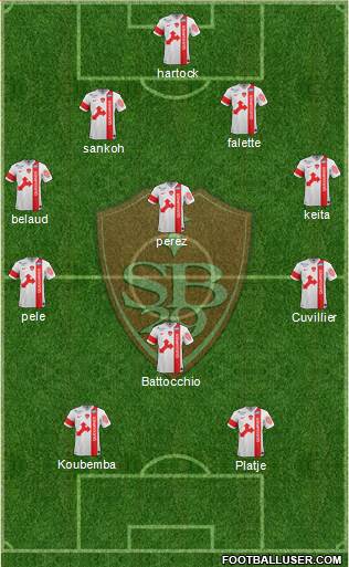 Stade Brestois 29 Formation 2015