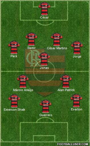 CR Flamengo Formation 2015
