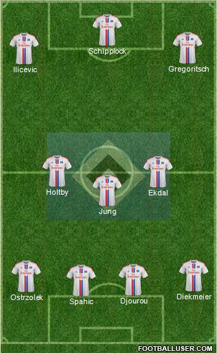 Hamburger SV Formation 2015
