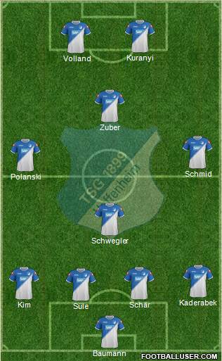 TSG 1899 Hoffenheim Formation 2015