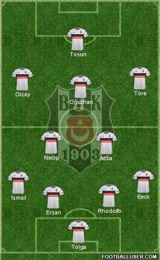 Besiktas JK Formation 2015