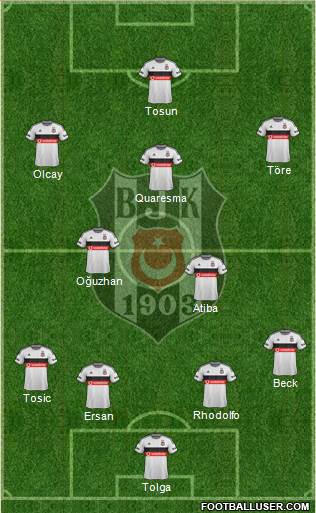 Besiktas JK Formation 2015