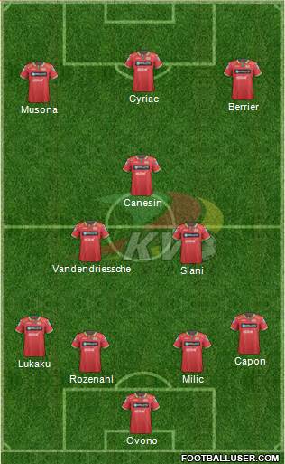 KV Oostende Formation 2015