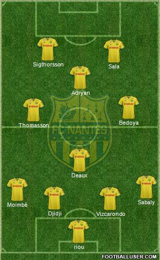 FC Nantes Formation 2015