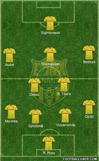 FC Nantes Formation 2015