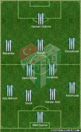 Bursaspor Formation 2015