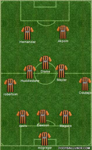 Hull City Formation 2015
