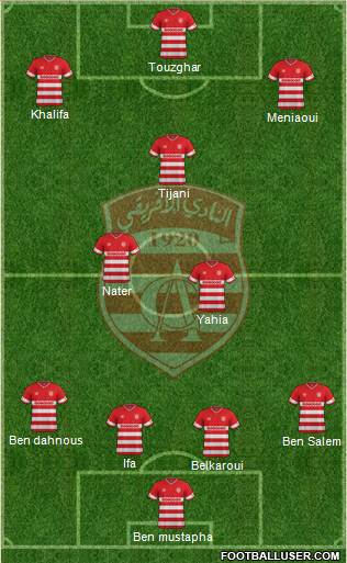 Club Africain Tunis Formation 2015
