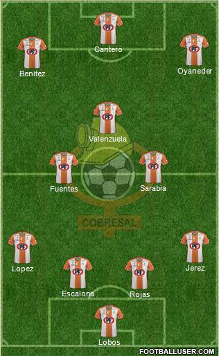CD Cobresal Formation 2015