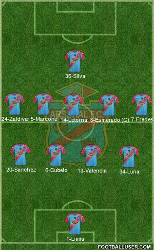 Arsenal de Sarandí Formation 2015