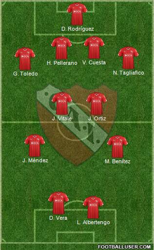 Independiente Formation 2015