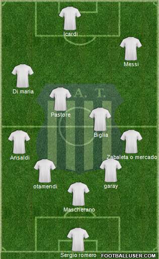 Talleres de Córdoba Formation 2015