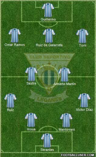 C.D. Leganés S.A.D. Formation 2015