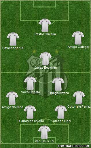 Santos FC Formation 2015