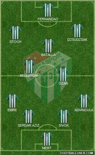 Bursaspor Formation 2015