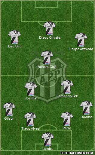 AA Ponte Preta Formation 2015
