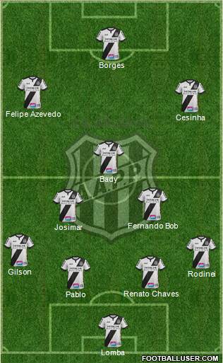 AA Ponte Preta Formation 2015