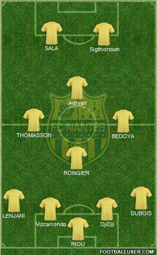 FC Nantes Formation 2015