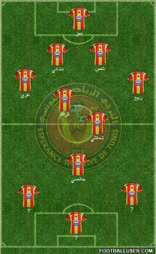 Espérance Sportive de Tunis Formation 2015