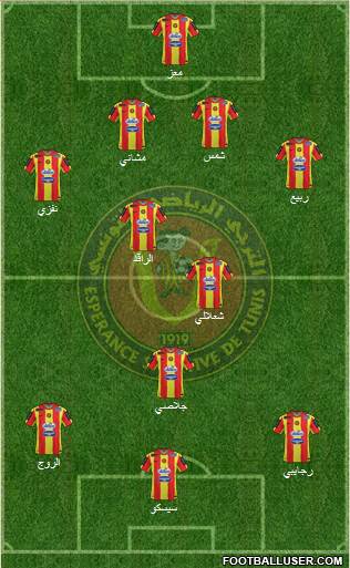 Espérance Sportive de Tunis Formation 2015