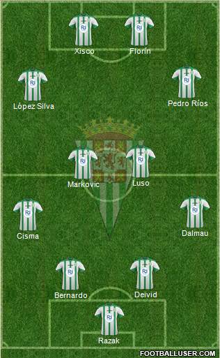 Córdoba C.F., S.A.D. Formation 2015